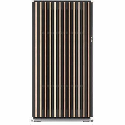 In Win ModFree Mini IW-CS-MFMINIM2-TBR Computer Case - Mini ITX Motherboard Supported - Mini-tower - SECC, Acrylonitrile Butadiene Styrene (ABS), Aluminium, Walnut Wood, Plastic - Brown