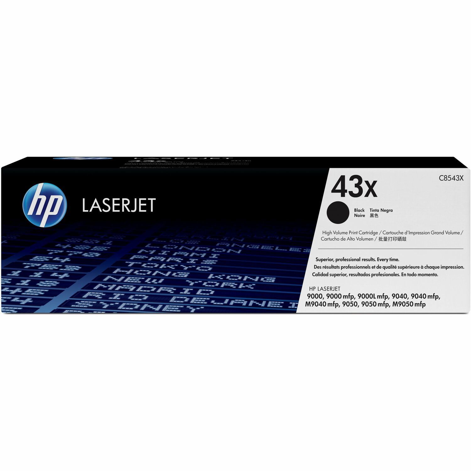 HP 43X (C8543X) Laserdruck Tonerkartusche - Schwarz - Original - Einzelpackung - 1 Each