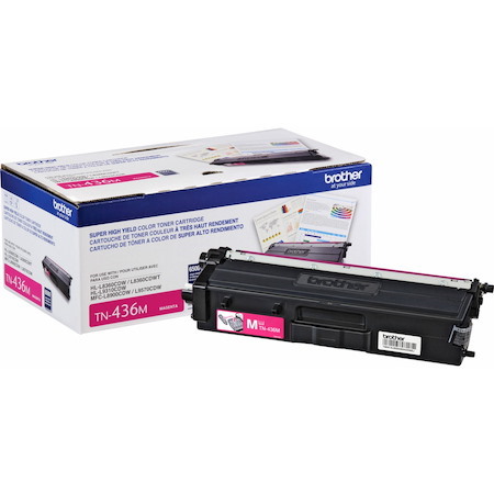 Brother TN436M Original Laser Toner Cartridge - Magenta - 1 Each