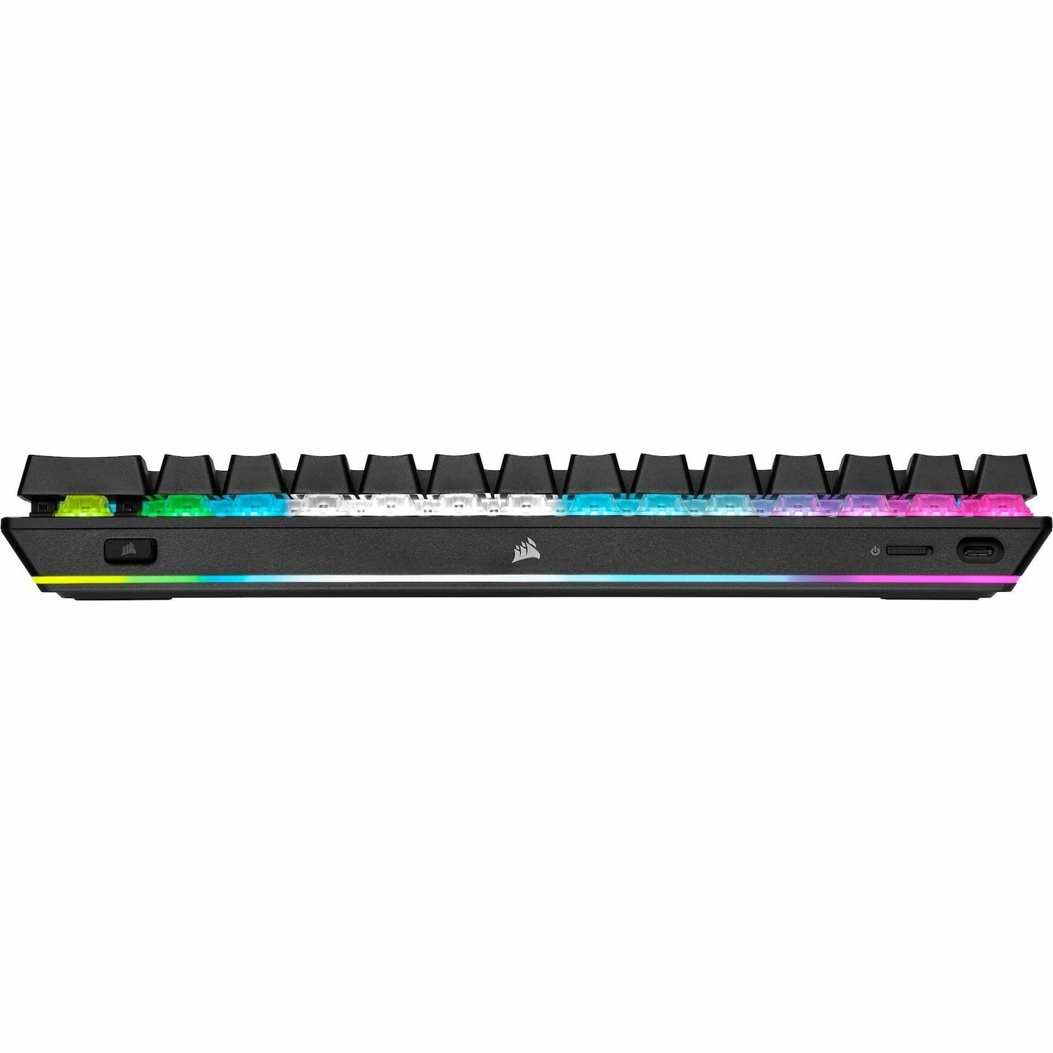 Corsair ProMini K70 Rugged Gaming Keyboard - Wired/Wireless Connectivity - USB 3.0 Type A Interface - RGB LED - Black