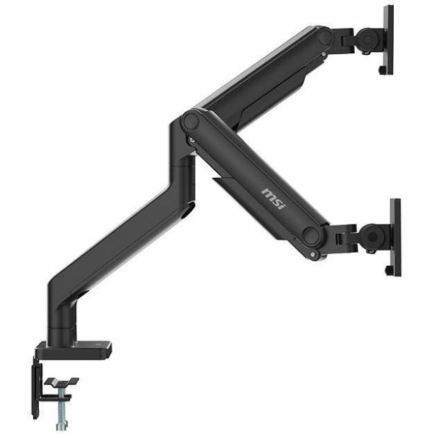 MSI Mounting Arm for Monitor - Matte Black - Horizontal/Vertical