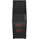 Fractal Design Pop Air RGB Computer Case - Mini ITX, Mini ATX, ATX Motherboard Supported - Tower - Steel, Tempered Glass - Orange