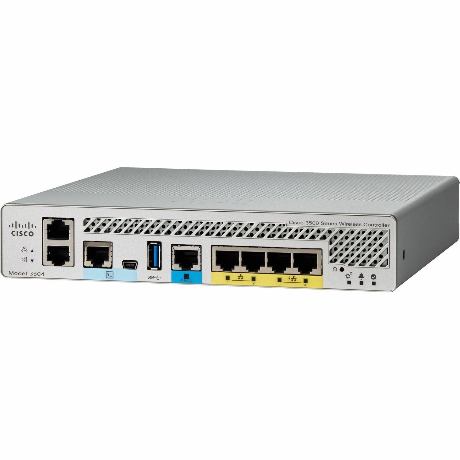 Cisco 3504 Wi-Fi 6 IEEE 802.11a/b/g/d/e/h/n/k/r/u/w/ac/ax Wireless LAN Controller
