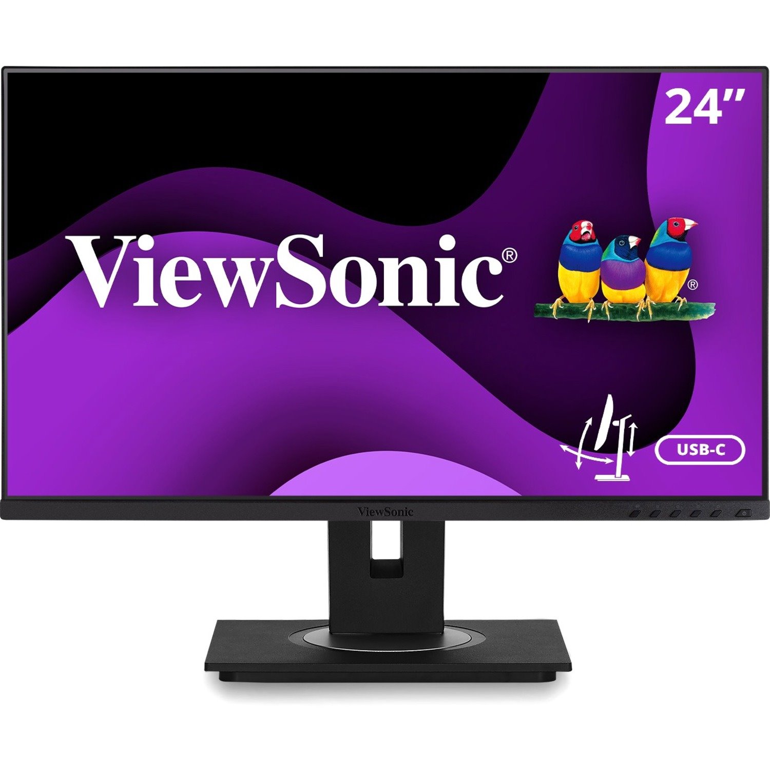 ViewSonic Graphic VG2456 24" Class Full HD LED Monitor - 16:9 - Black