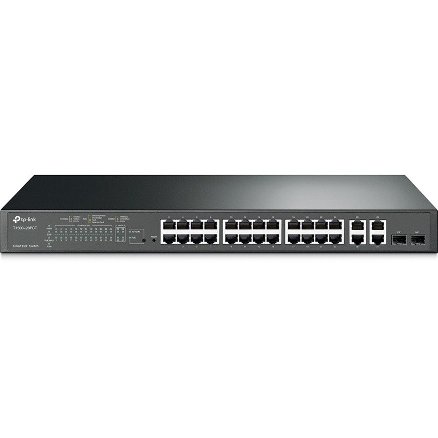 TP-Link JetStream T1500-28PCT 24 Ports Manageable Ethernet Switch - Gigabit Ethernet - 10/100/1000Base-T