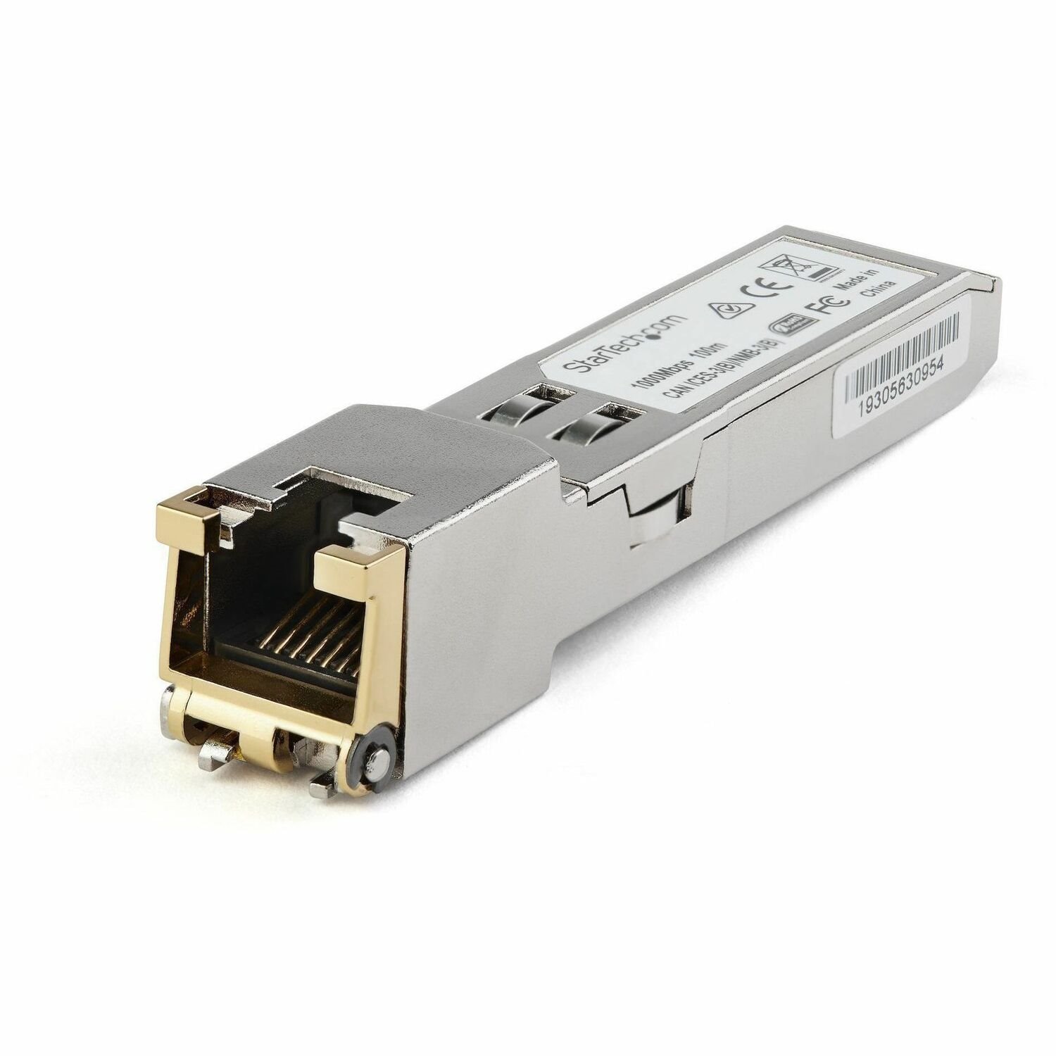 StarTech.com SFP transceiver module - koper - 1000BASE-T - Cisco GLC-TE compatibel - 1 Gbps - 100 m max. overdrachtsafstand (GLCTEST)