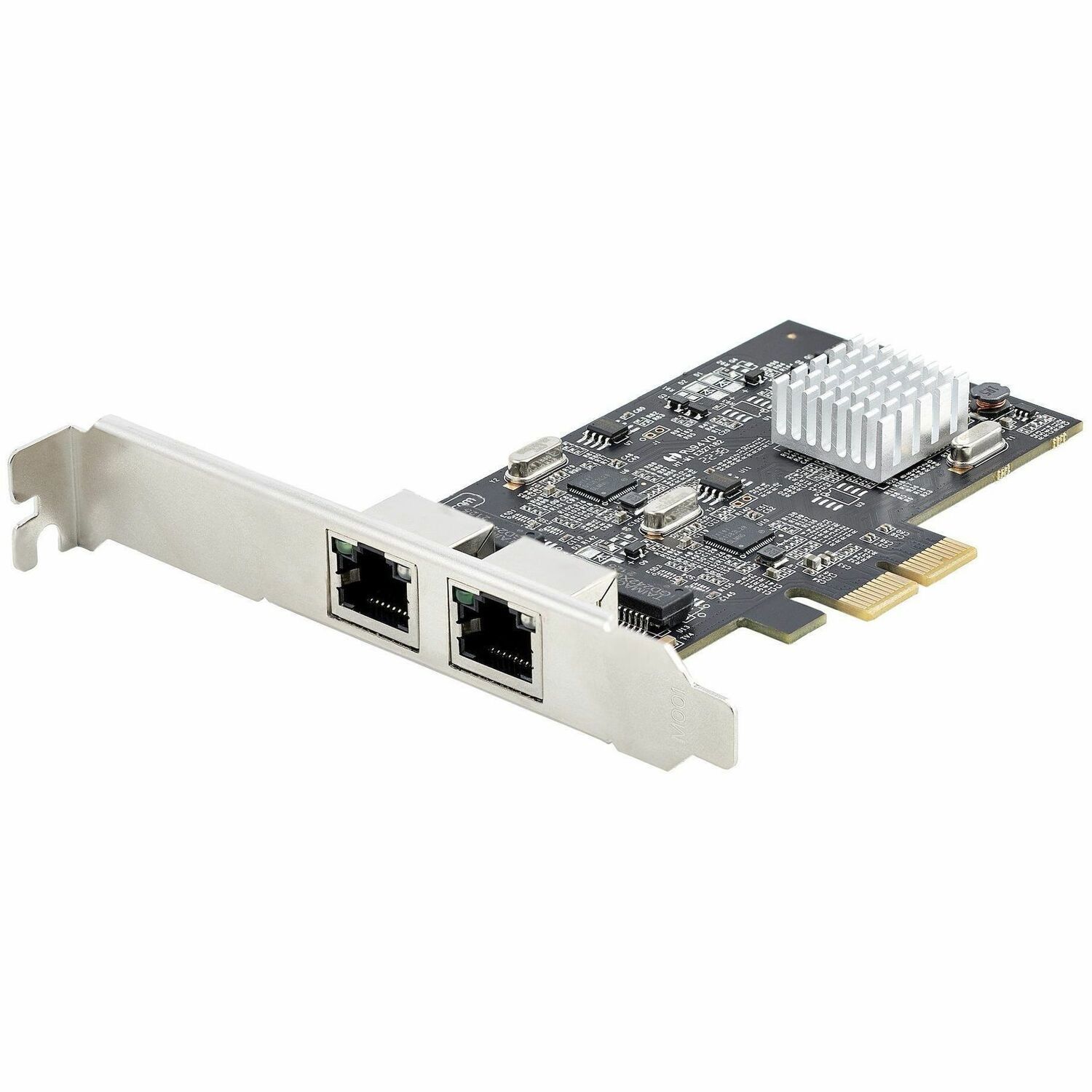 StarTech.com 2-Port 2.5 Gbit PCIe Netzwerkkarte, Intel I225-V, Dual-Port Computer LAN Karte, Multi-Gigabit NIC, PCI Express Server NIC