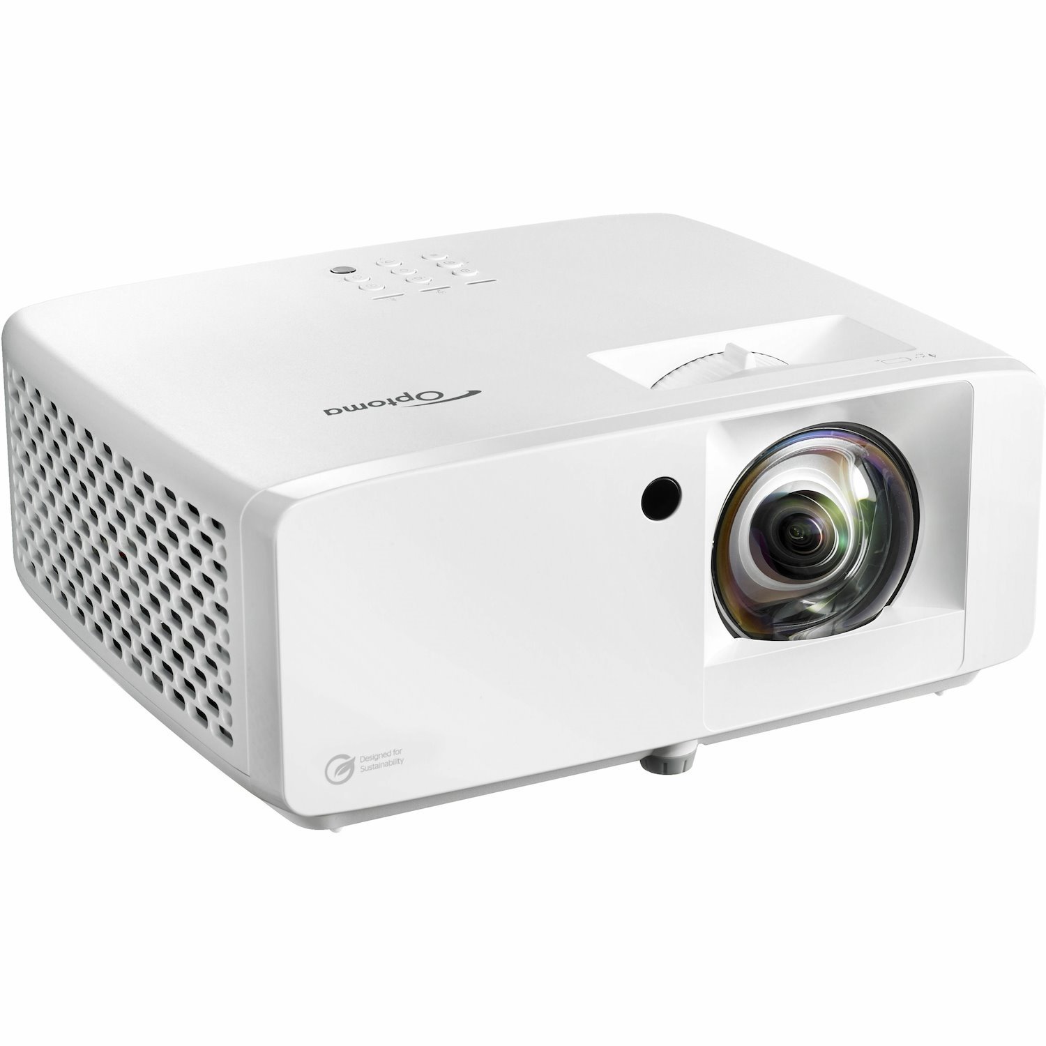 Optoma ZH450ST 3D Short Throw DLP Projector - 16:9 - Wall Mountable, Portable - White