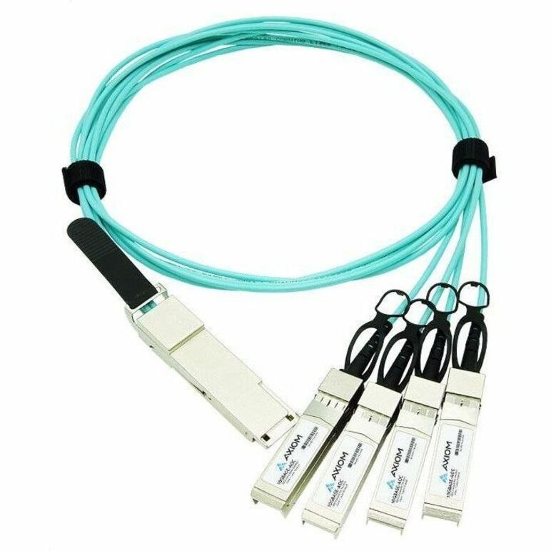 Axiom 100GBASE-AOC QSFP28 to 4 SFP28 Active Optical Cable Cisco Compatible 3m