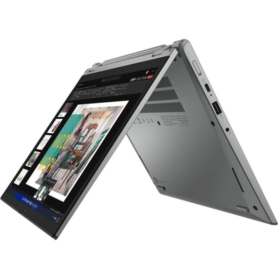 Lenovo ThinkPad L13 Yoga Gen 3 21B5003QUS 13.3" Touchscreen Convertible 2 in 1 Notebook - WUXGA - Intel Core i7 12th Gen i7-1255U - 16 GB - 512 GB SSD - English Keyboard - Storm Gray