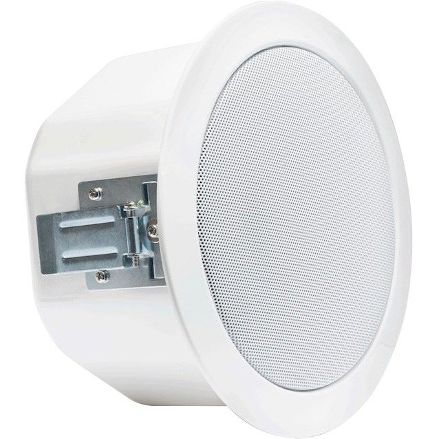 Louroe VeriFact 650 LE-650 Ceiling Mountable, Flush Mount Speaker - 6 W RMS - White