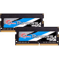 G.SKILL Ripjaws RAM Module for Notebook, Mini PC - 32 GB (2 x 16GB) - DDR4-3200/PC4-25600 DDR4 SDRAM - 3200 MHz - CL22 - 1.20 V
