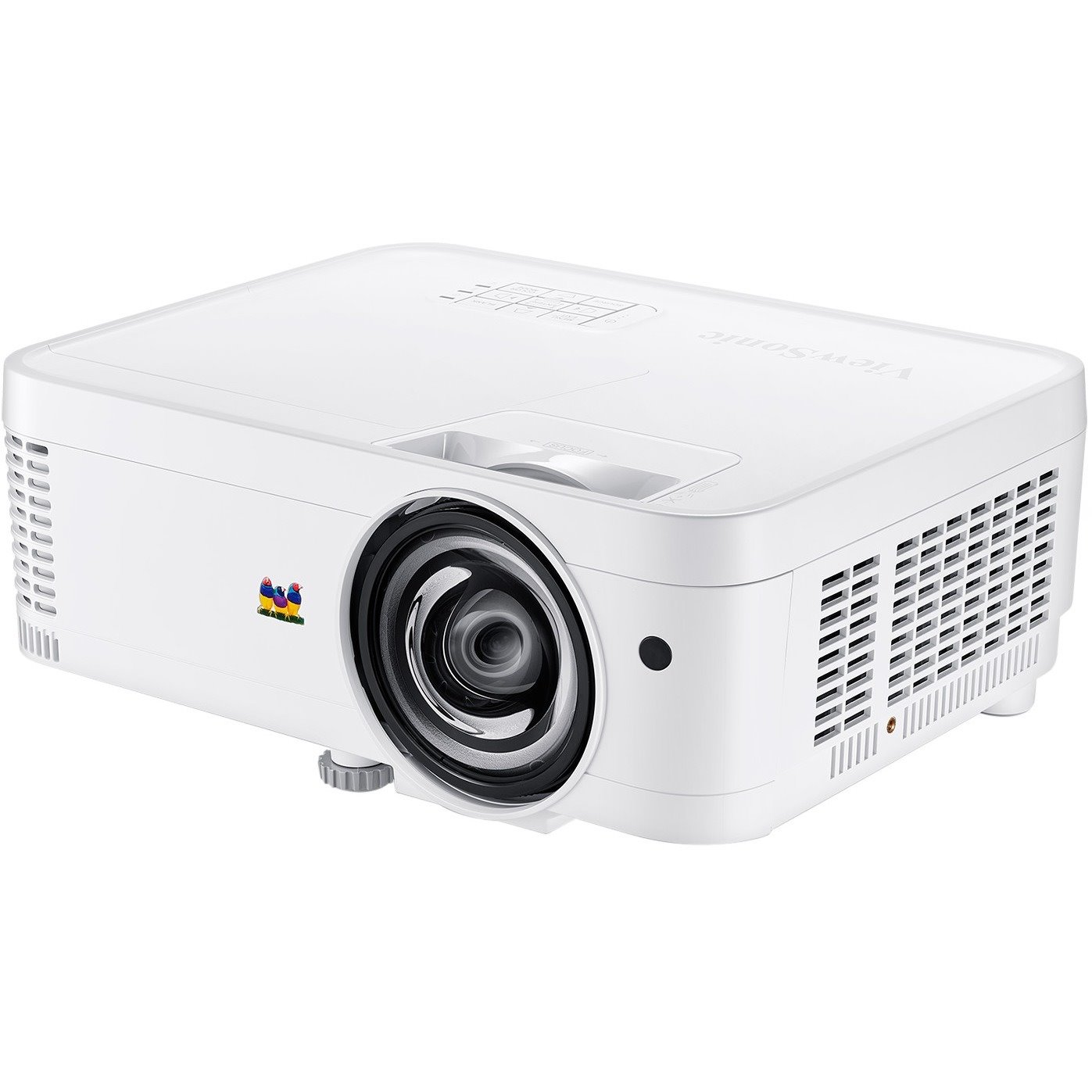 ViewSonic PS600W 3700 Lumens WXGA HDMI Networkable Short Throw Projector for Home and Office