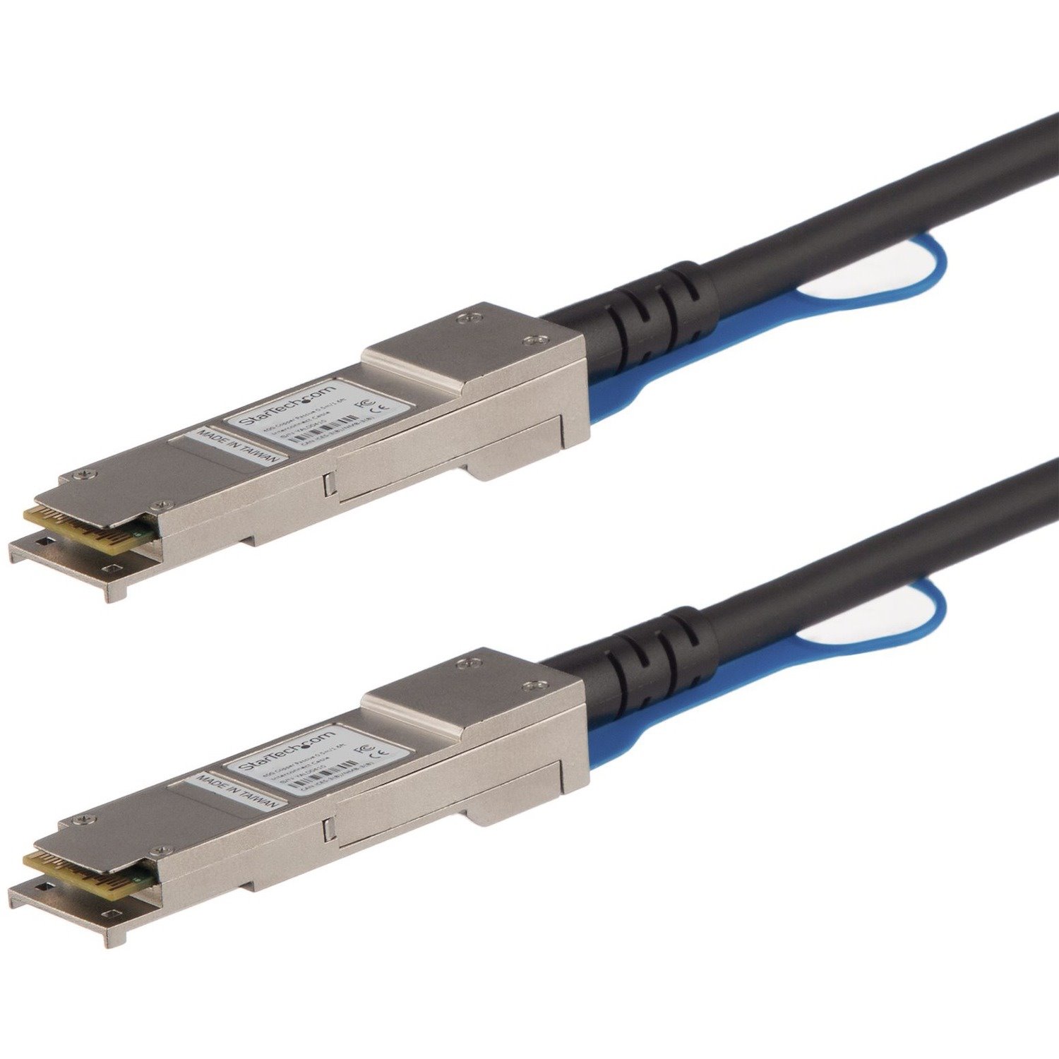 StarTech.com MSA Uncoded Compatible 0.5m 40G QSFP+ to QSFP+ Direct Attach Cable - 40 GbE QSFP+ Copper DAC 40 Gbps Low Power Passive Twinax