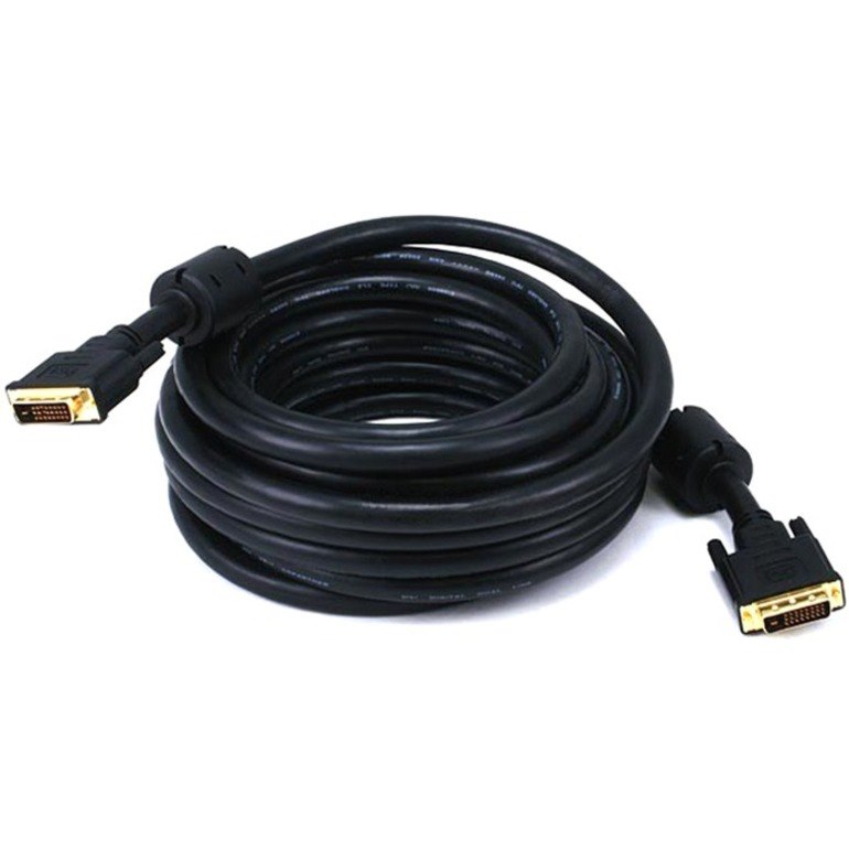 Monoprice 25ft 24AWG CL2 Dual Link DVI-D Cable - Black