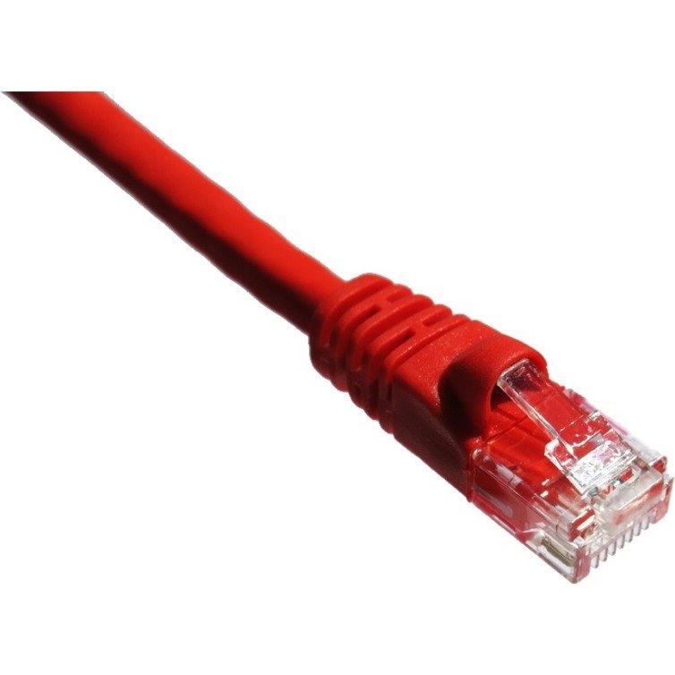 Axiom 6FT CAT5E 350mhz Patch Cable Molded Boot (Red) - TAA Compliant