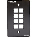 Black Box Wallplate Control Panel - RS-232, 8-Button