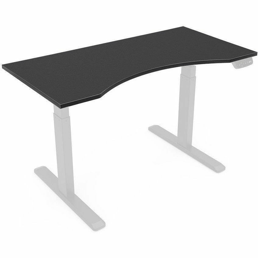 Monoprice Workstream BY Monoprice Table Top For Sit-Stand Height Adjustable Desk_ 5FT Blac