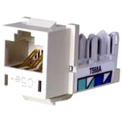 Hubbell Xcelerator HXJ5EOW Cat.5e Keystone Jack