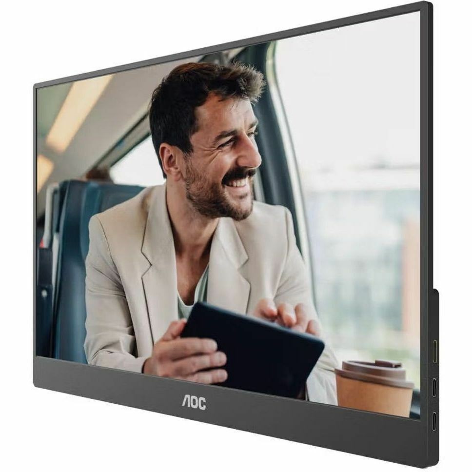 AOC 16T20E2 16" Class Full HD LED Monitor - 16:9 - Black