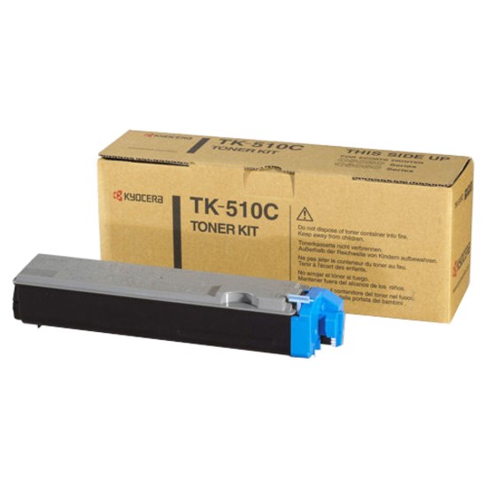 Kyocera TK-510 Original Laser Toner Cartridge - Cyan - 1 Pack