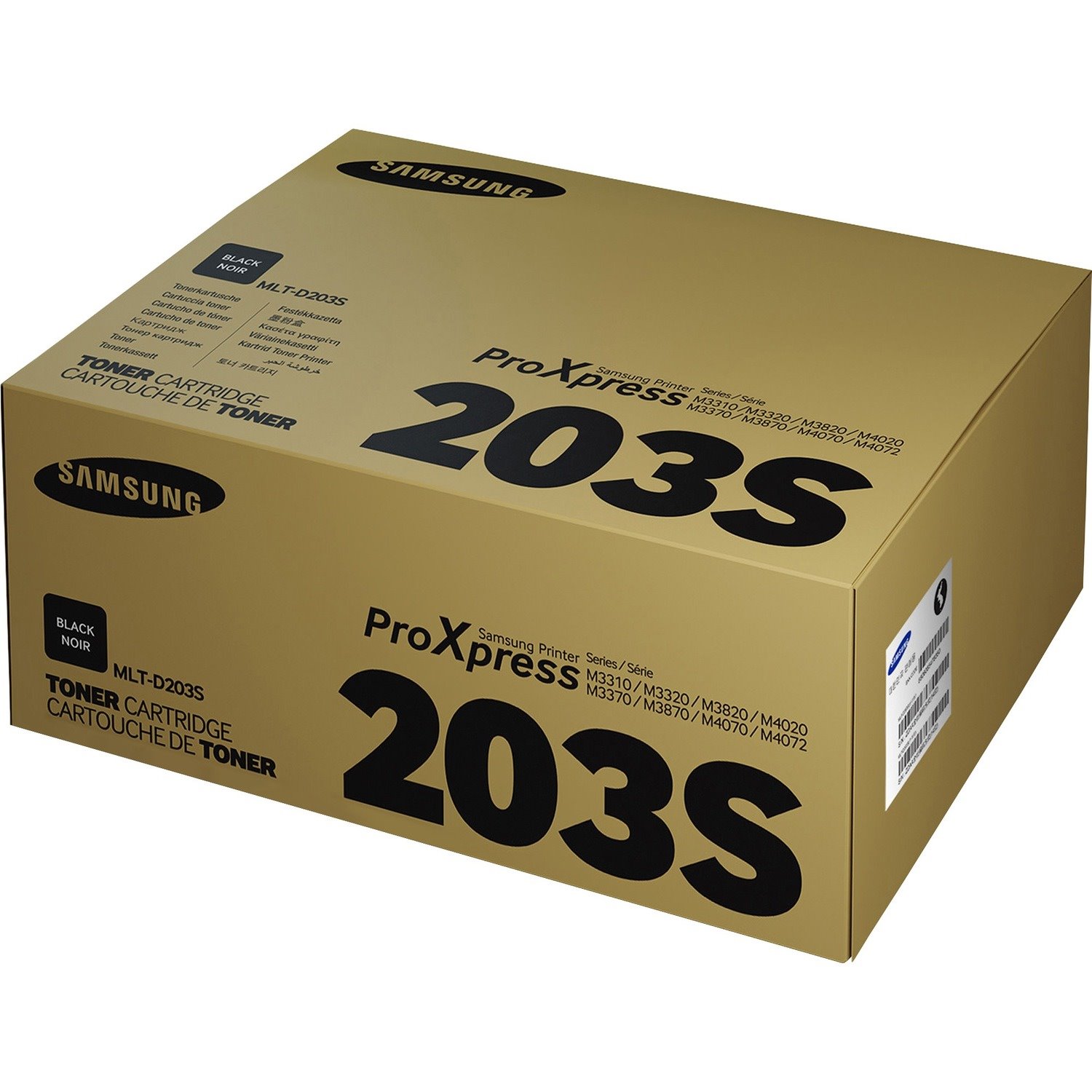 HP MLT-D203S (SU911A) Laser Toner Cartridge MLT-D203S (MLT-D203S/XAA) - Black - 1 Each