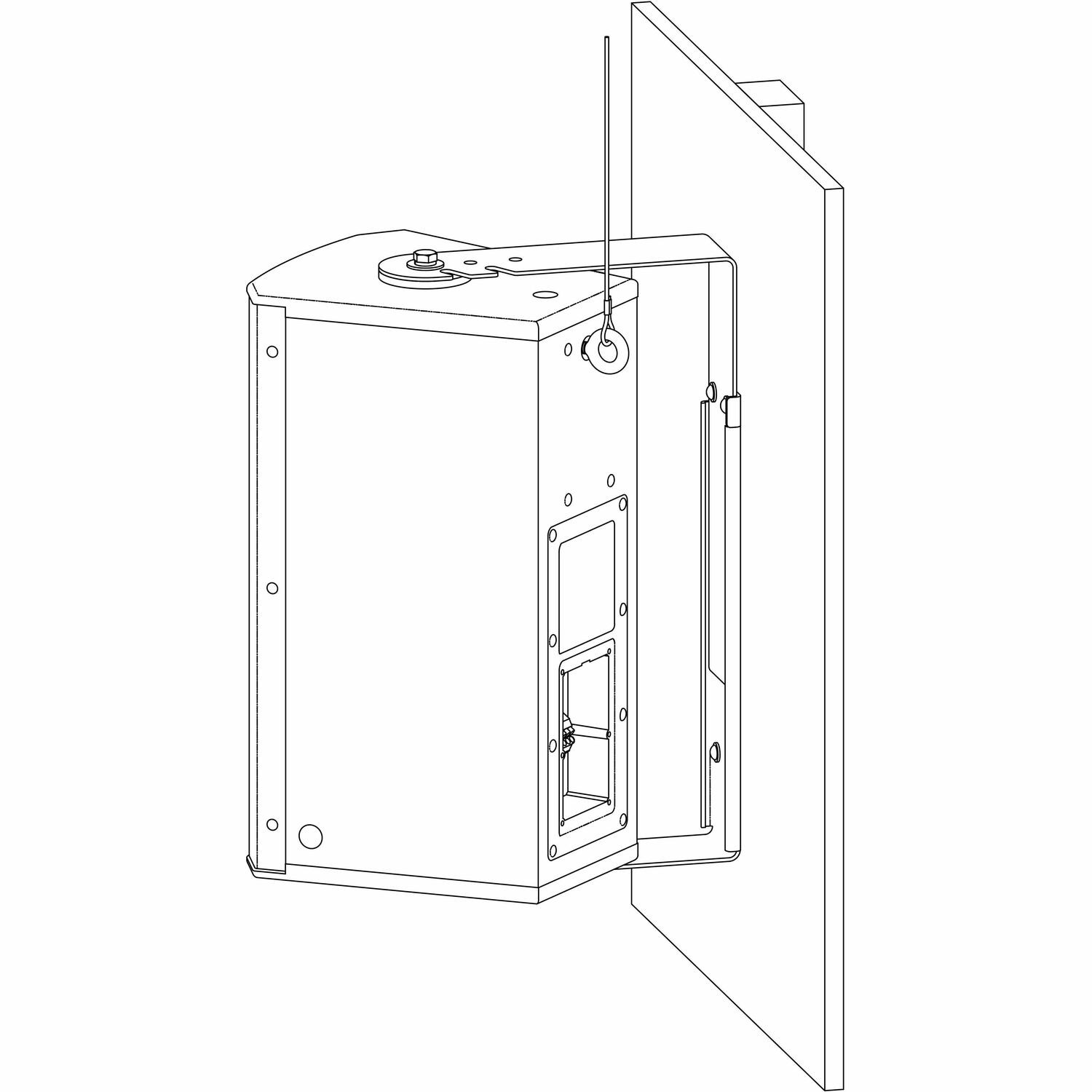 Bosch U-Bracket Evc 12Inch,15Inch Black