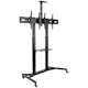 Eaton Tripp Lite Series Rolling Dual-Screen TV/Monitor Cart - For Two 35" to 45" TVs and Monitors, Side-by-Side Mounting