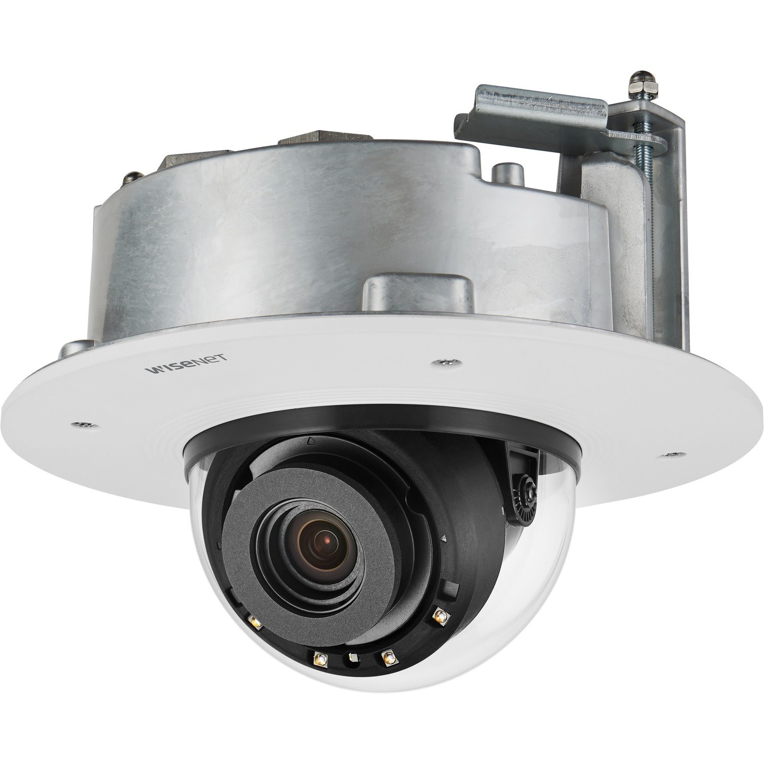 Wisenet PND-A6081RF 2 Megapixel Indoor/Outdoor HD Network Camera - Colour - Dome - White