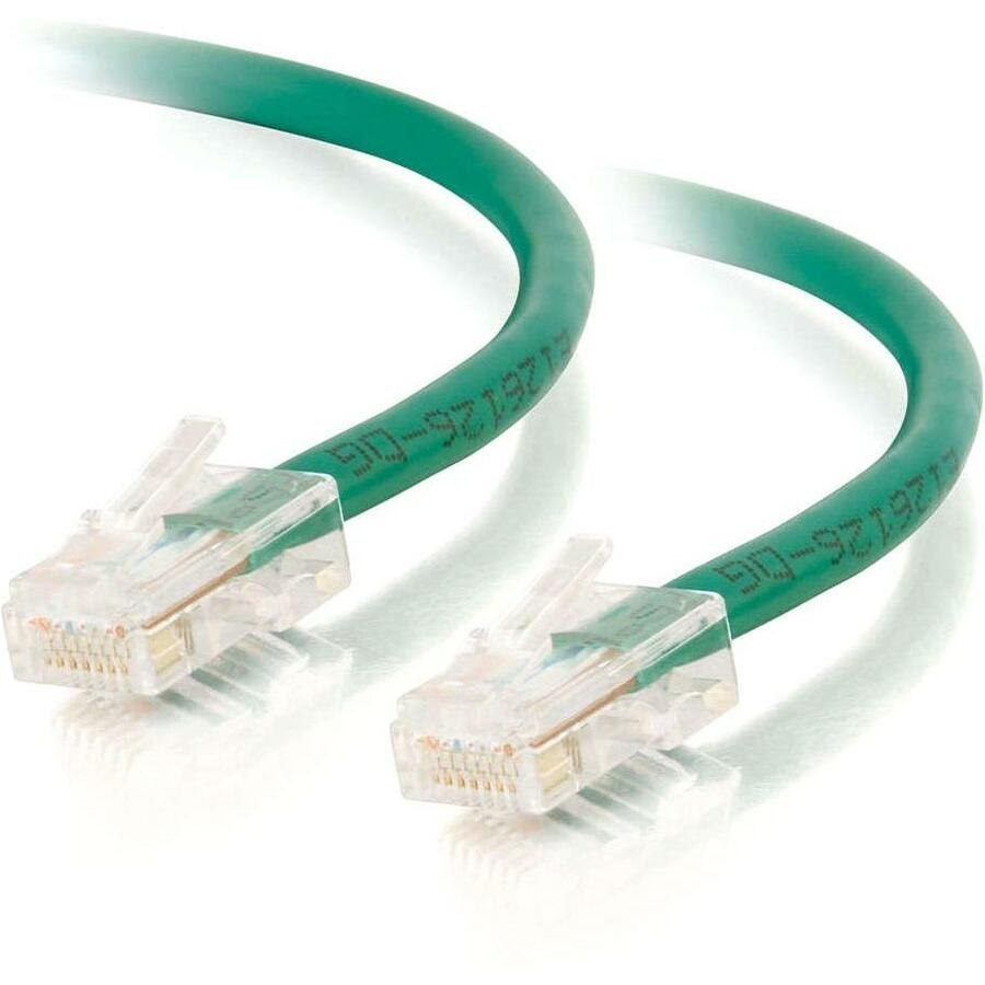 C2G-3ft Cat5e Non-Booted Crossover Unshielded (UTP) Network Patch Cable - Green