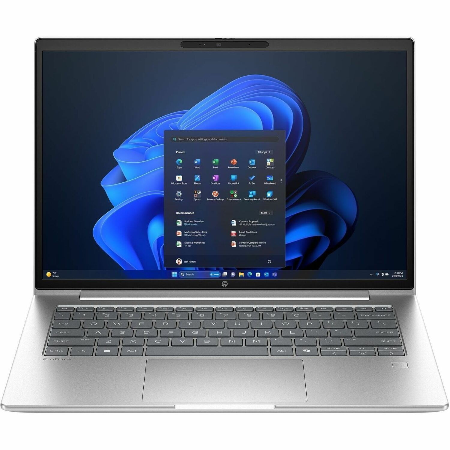 HP ProBook 4 G1a 14" Notebook - WUXGA - 60 Hz - AMD Ryzen 7 250 - 16 GB - 512 GB SSD - Pike Silver