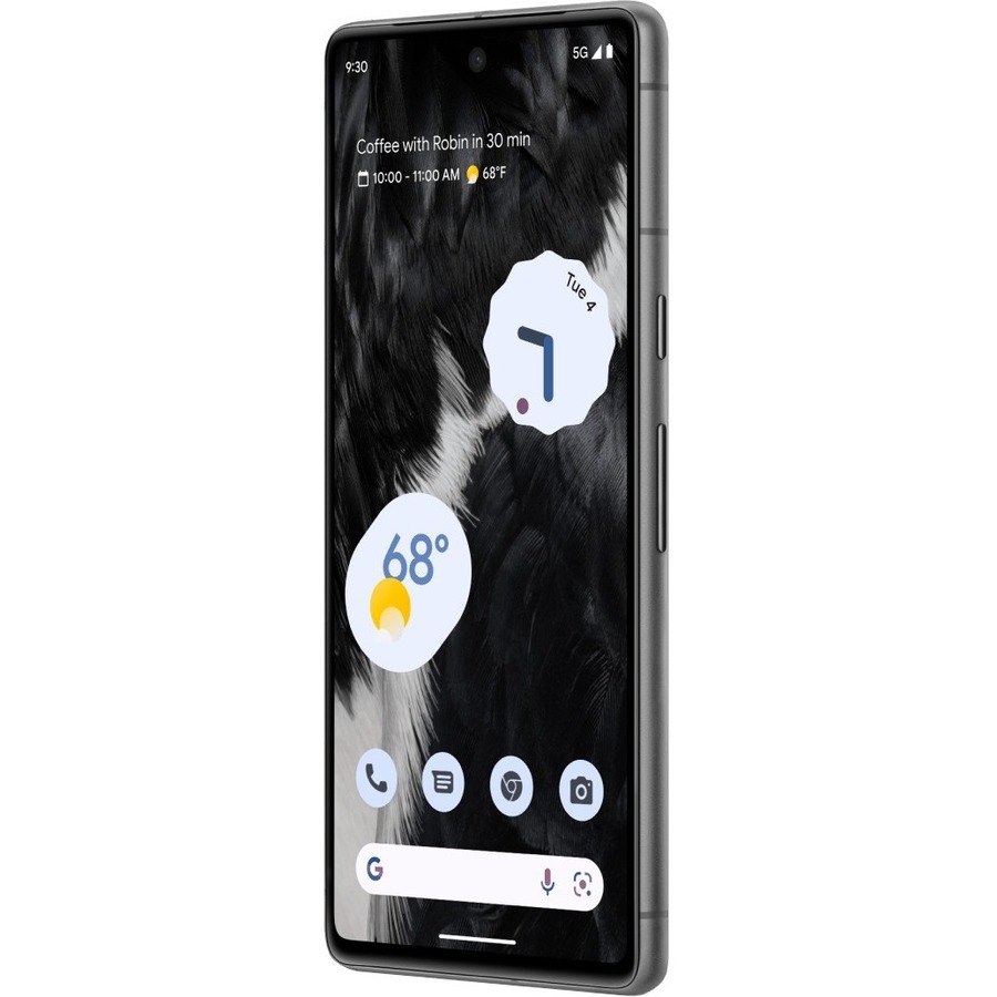 Google Pixel 7 128 GB Smartphone - 16 cm (6.3") OLED Full HD Plus 1080 x 2400 - Octa-core (Cortex X1Dual-core (2 Core) 2.85 GHz + Cortex A78 Dual-core (2 Core) 2.35 GHz + Cortex A55 Quad-core (4 Core) 1.80 GHz) - 8 GB RAM - Android 13 - 5G - Obsidian