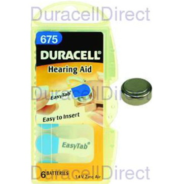 Duracell Battery - Zinc Air - 6