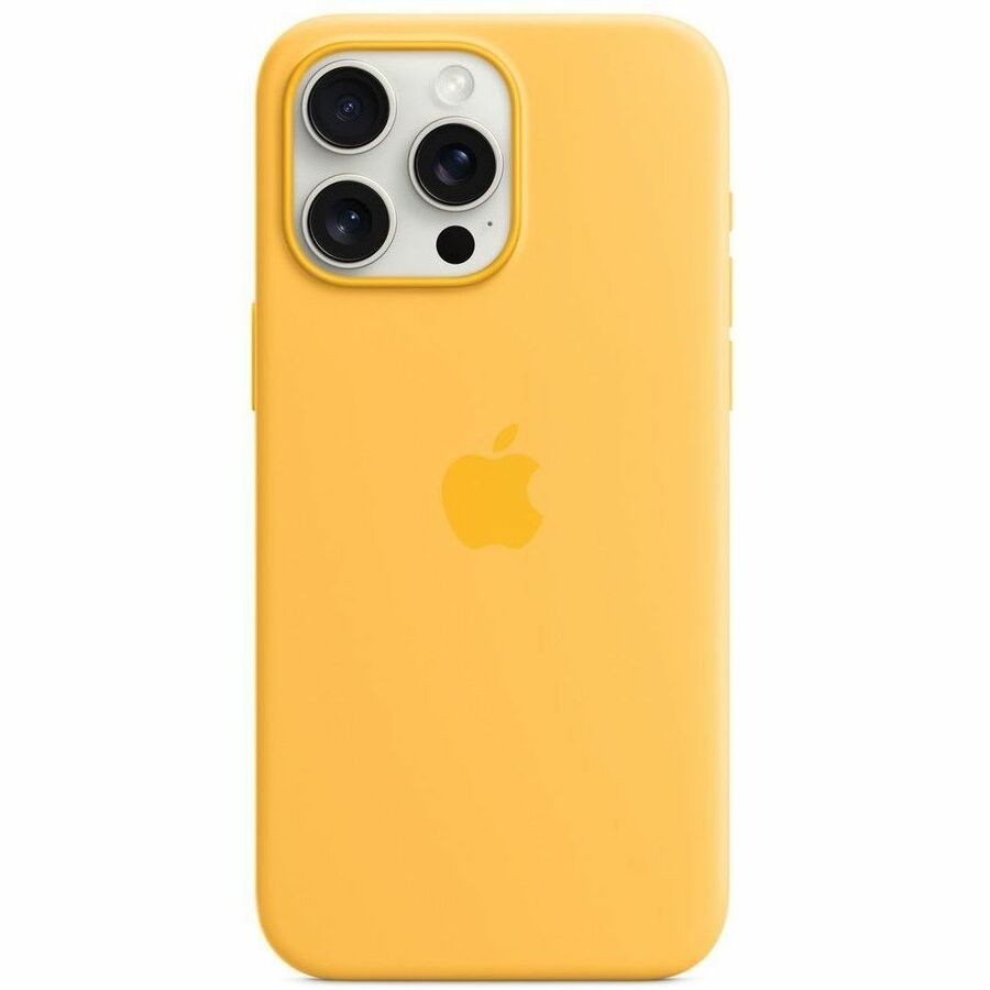 Apple iPhone 15 Pro Max Silicone Case With MagSafe - Sunshine