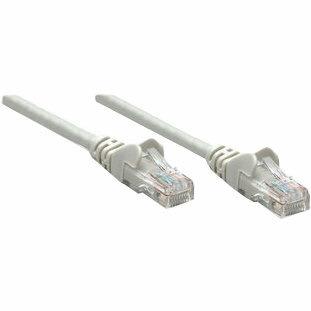 Intellinet Network Patch Cable, Cat6, 5m, Grey, CCA, U/UTP, PVC, RJ45, Gold Plated Contacts, Snagless, Booted, Lifetime Warranty, Polybag