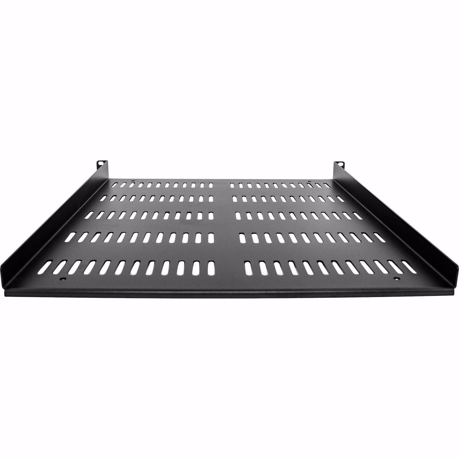 StarTech.com 1U Vented Server Rack Cabinet Shelf - Fixed 20" Deep Cantilever Rackmount Tray for 19" Data/AV/Network Enclosure w/Cage Nuts