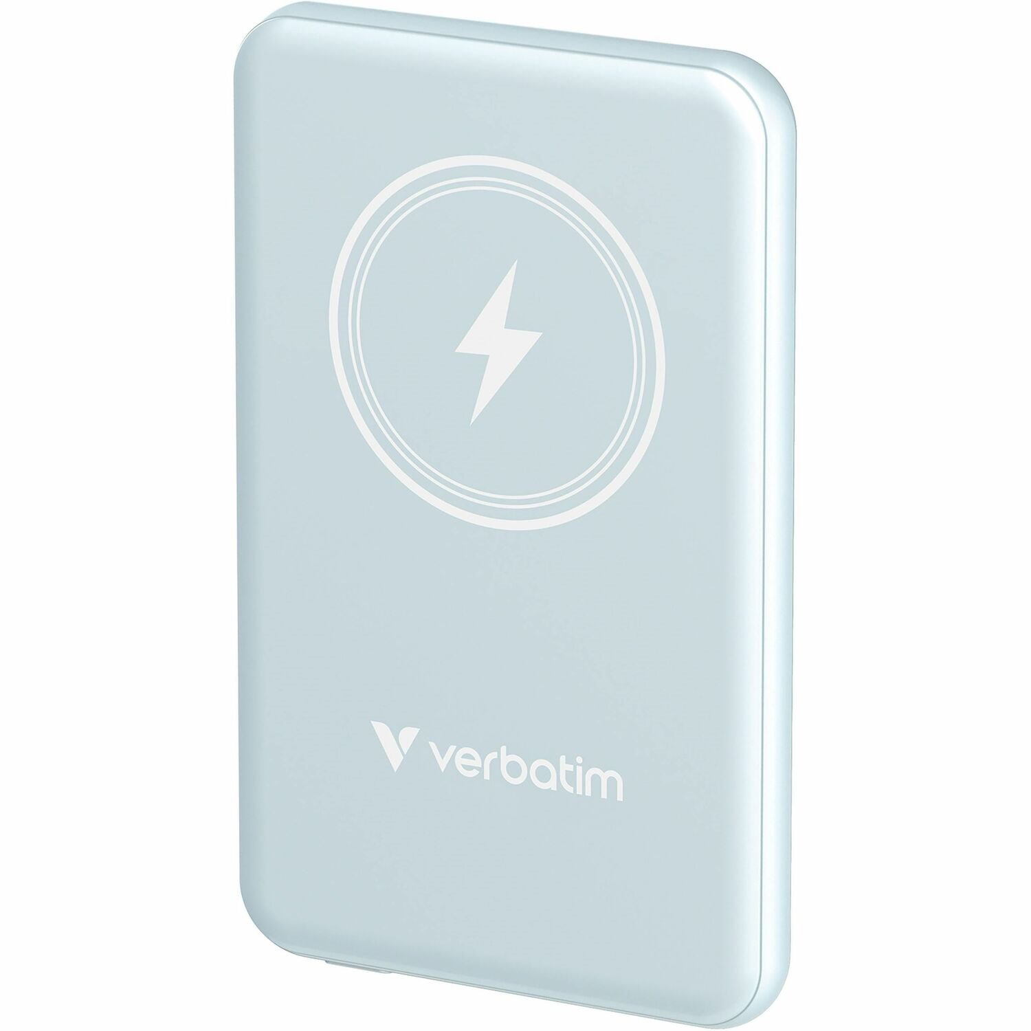 Verbatim Charge 'n' Go Magnetic Wireless Power Bank 5000 mAh - Blue