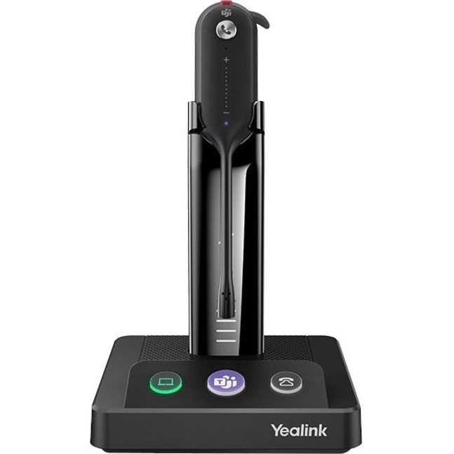 Yealink WH63 Wired/Wireless Earbud, Over-the-head, Behind-the-neck, Over-the-ear Mono Headset - Black