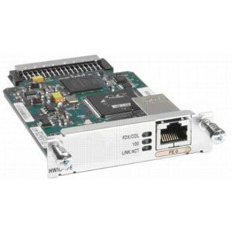 Cisco HWIC-1FE HWIC - 1 x RJ-45 10/100Base-TX Auto-sensing/Auto-negotiating/Auto MDI/MDI-X LAN