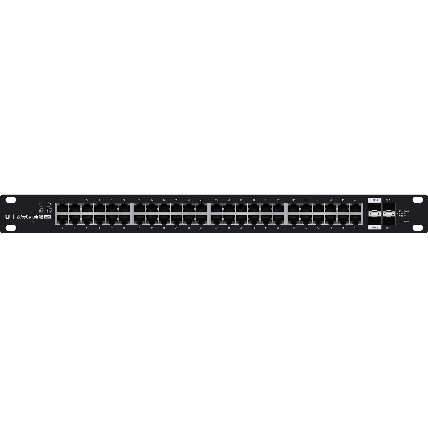 Ubiquiti EdgeSwitch ES-48-500W 48 Ports Manageable Layer 3 Switch - 10/100/1000Base-T, 1000Base-X