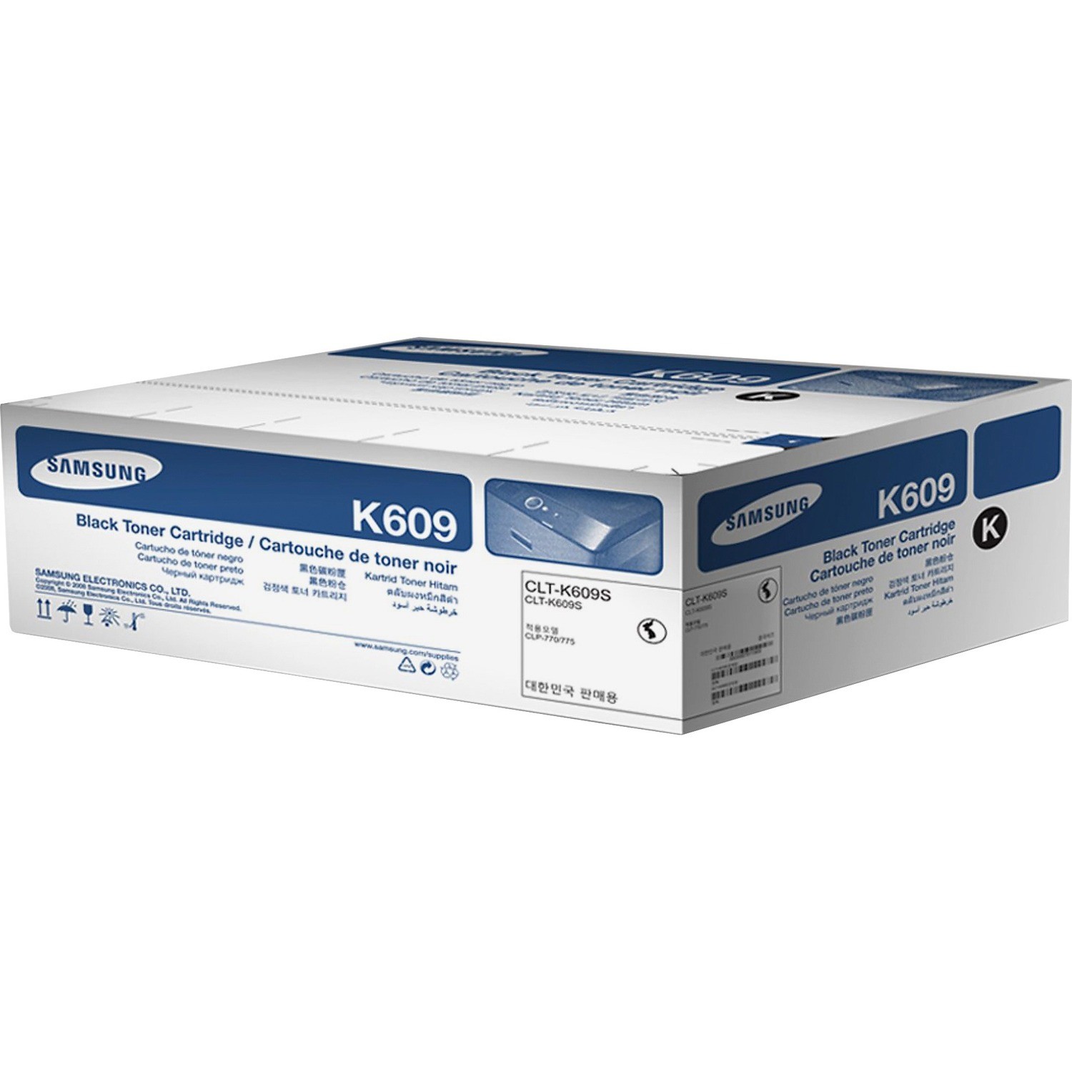 HP CLT-K609S (SU220A) Laser Toner Cartridge - Black - 1 Each