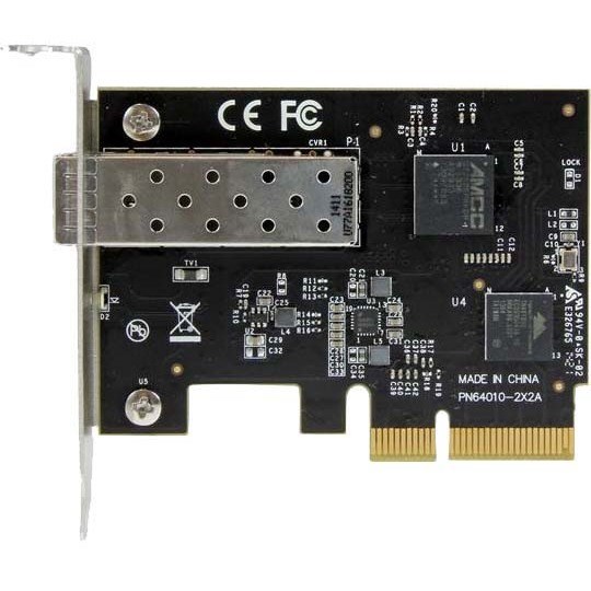StarTech.com PCI Express 10 Gigabit Ethernet Fiber Network Card w/ Open SFP+ - PCIe x4 10Gb NIC SFP+ Adapter