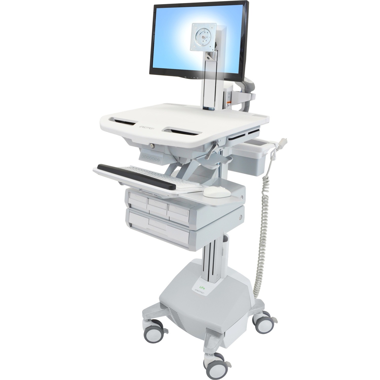 Ergotron StyleView SV44 Height Adjustable Display Stand