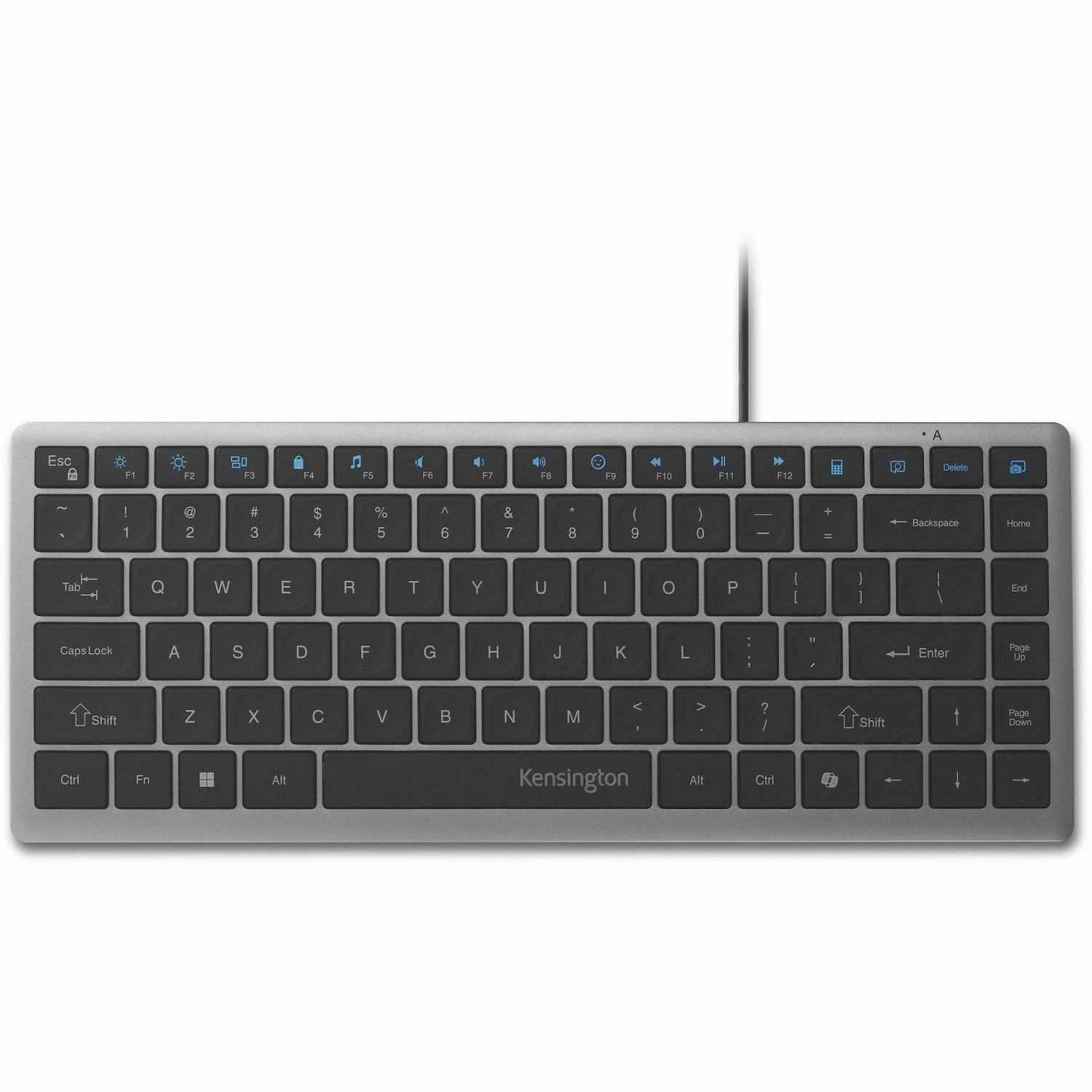 KENSINGTON EQ USB-C WIRED COMPACT KEYBOARD WITH CO-PILOT, 3YR