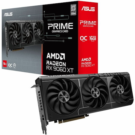 Asus AMD Radeon 9060 XT Graphic Card - 16 GB GDDR6