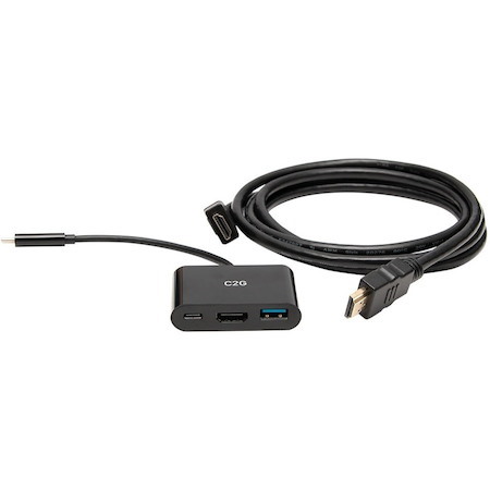 C2G USB Mini Docking Staton Kit for Chromebooks - Includes USB C Mini Dock with USB C, HDMI, and USB and 6ft HDMI Cable