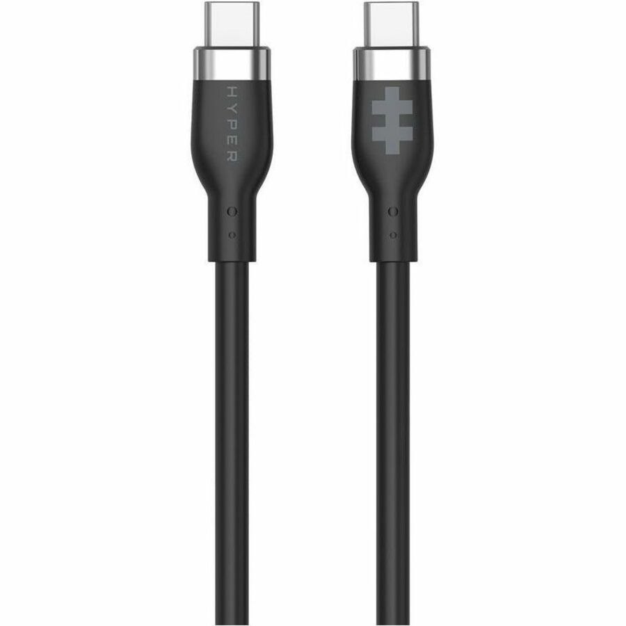 Hyper HyperJuice USB-C Silicone Charging Cable (1.5m/5ft) - Black
