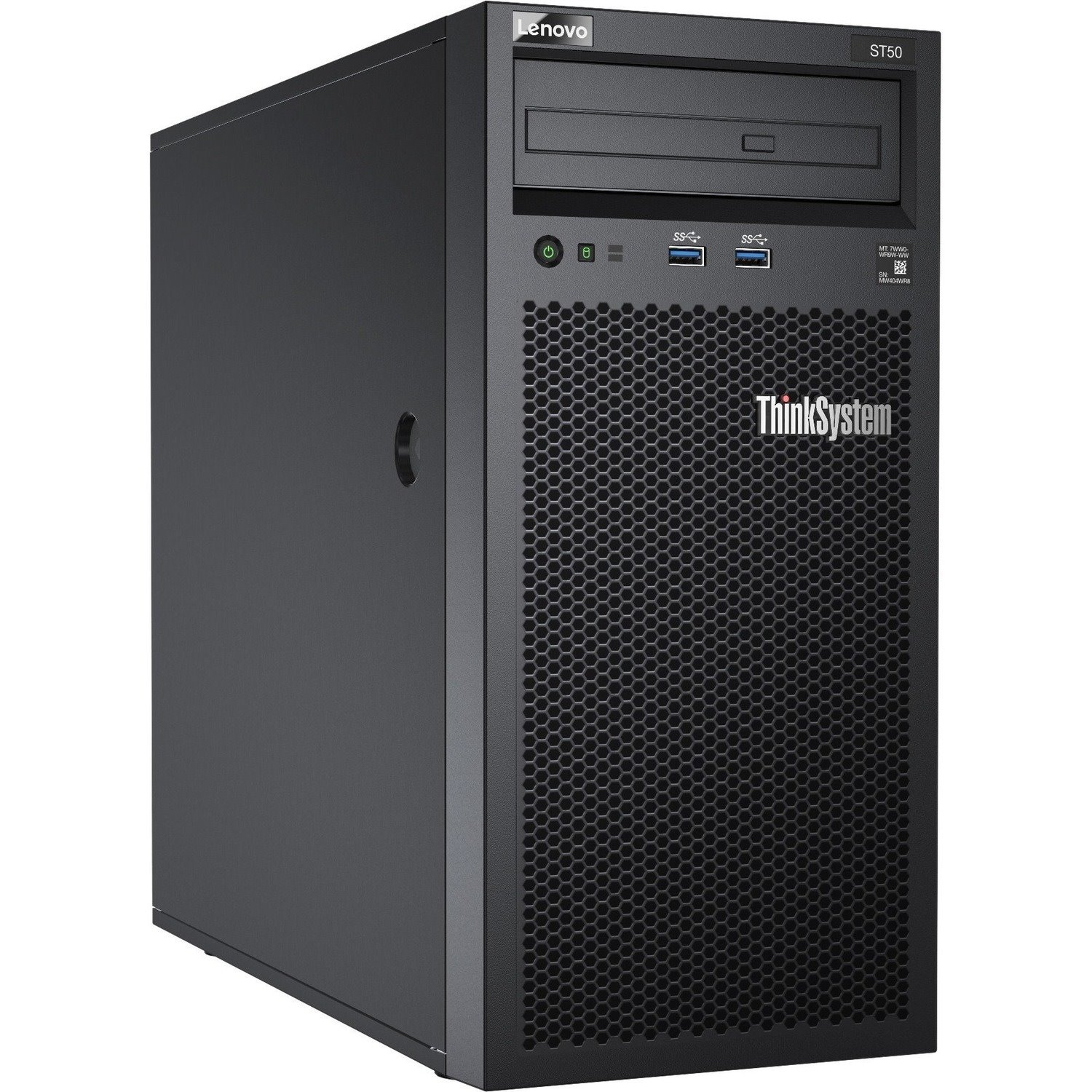 Lenovo ThinkSystem ST50 7Y48A04PNA 4U Tower Server - 1 Xeon E-2224G 3.50 GHz - 8 GB RAM - Serial ATA/600 Controller