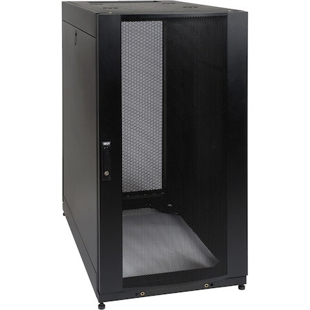 Eaton Tripp Lite Series 25U SmartRack Standard-Depth Half-Height Server Rack Enclosure, Doors and Side Panels