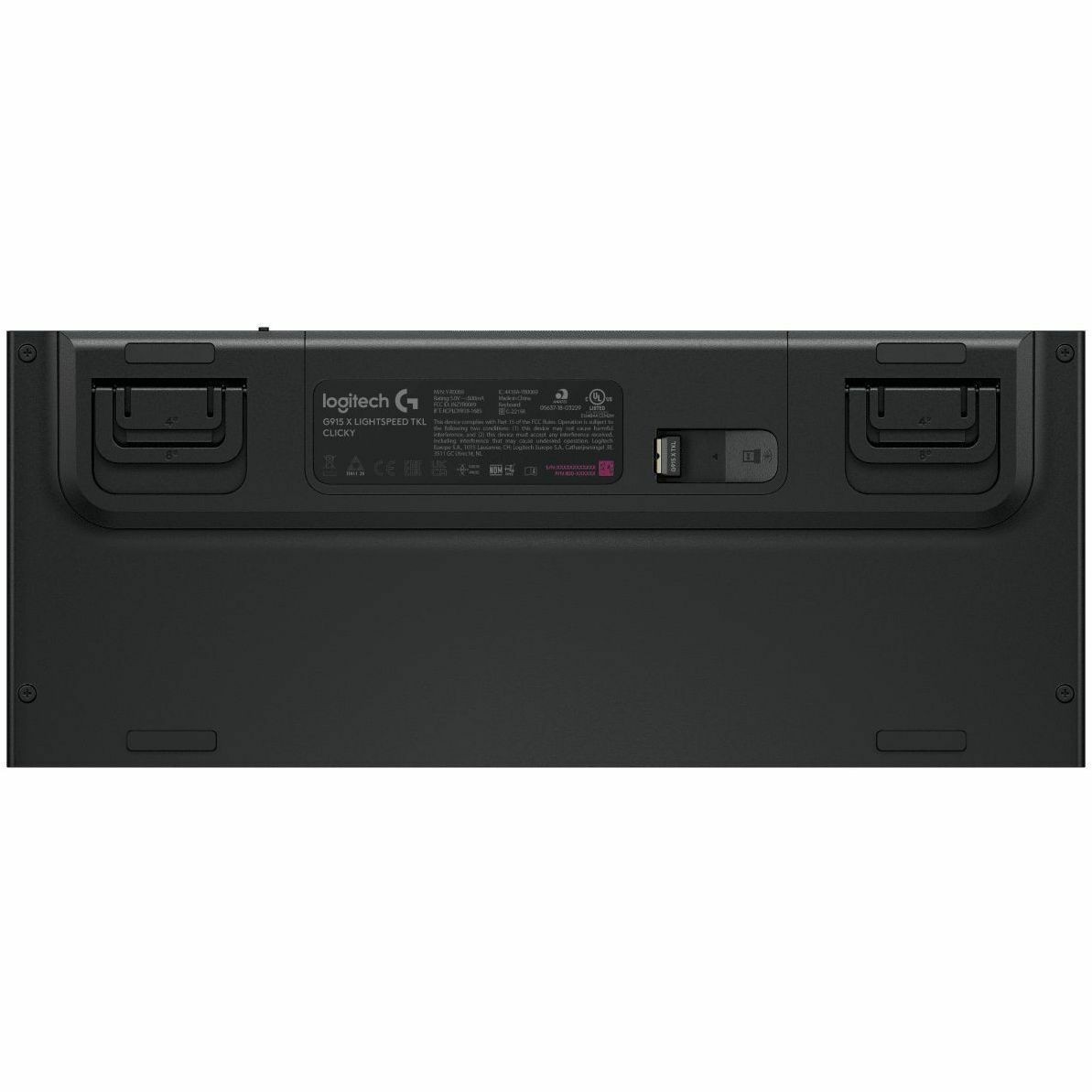 Logitech G G915 X LIGHTSPEED TKL Gaming-toetsenbord - Tenkeyless - Bedraad/draadloos Verbinding - USB Interface - RGB LED - Engels (US) - QWERTY indeling - Zwart